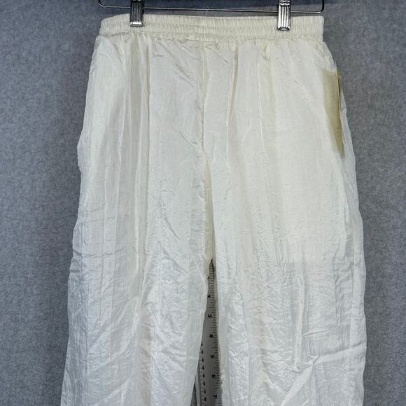 Mureli Pants Womens Size Small Ivory 100% Nylon Pull On Elastic Waist Lined - Picture 3 of 11